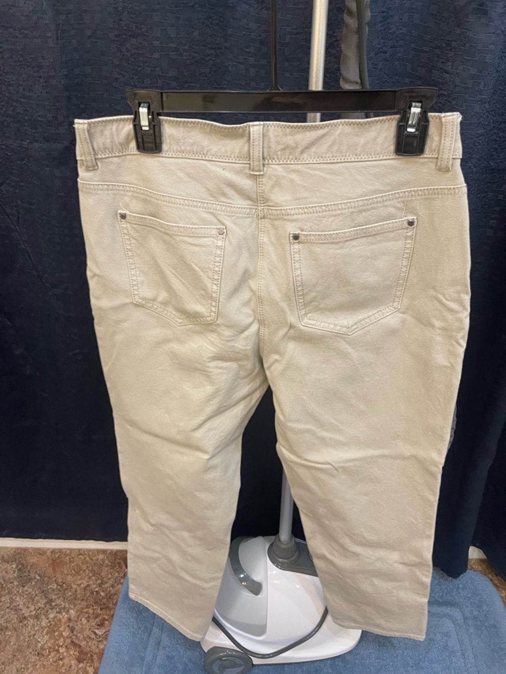 Chico's So Slimming Ankle Pants in Light Beige